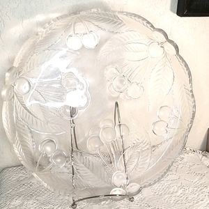 Vintage Mikasa Hoya Crystal Platter